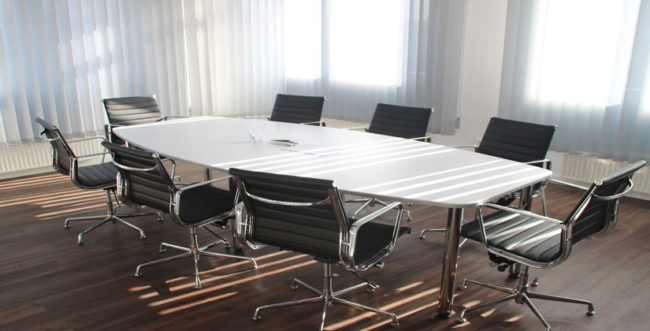 Picture of boardroom